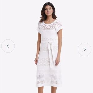 Draper James! Crochet and lined with belt! Fits true to size. Worn once! XL